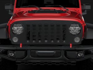 jeep wrangler 6x6 rubicon recon jk 2017 3D Model