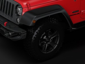 jeep wrangler 6x6 rubicon recon jk 2017 3D Model