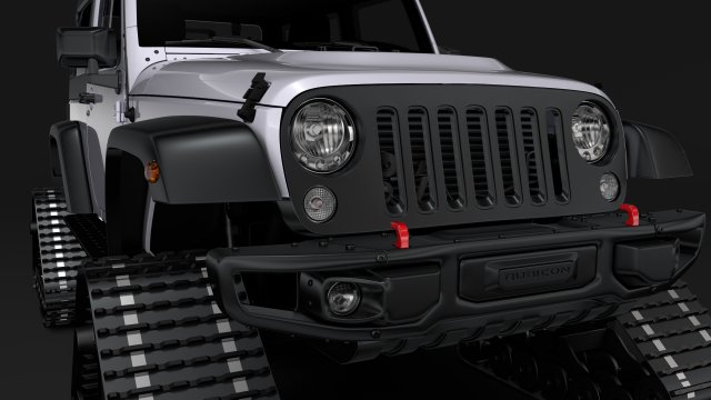 jeep wrangler crawler rubicon recon jk 2017 3D Model .c4d .max .obj .3ds .fbx .stl .blend 