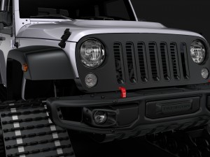 jeep wrangler crawler rubicon recon jk 2017 3D Model