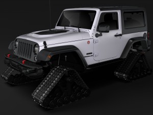 jeep wrangler crawler rubicon recon jk 2017 3D Model