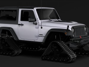 jeep wrangler crawler rubicon recon jk 2017 3D Model