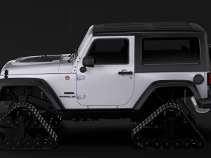 jeep wrangler crawler rubicon recon jk 2017 3D Model