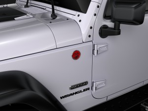 jeep wrangler crawler rubicon recon jk 2017 3D Model
