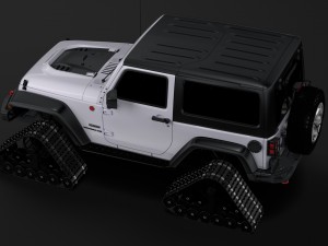 jeep wrangler crawler rubicon recon jk 2017 3D Model