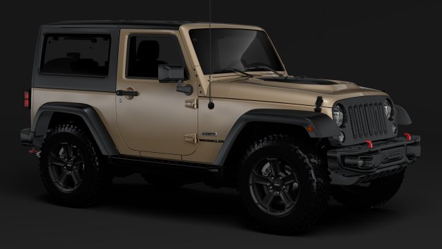 jeep wrangler rubicon recon jk 2017 Modello 3D .c4d .max .obj .3ds .fbx .stl .blend 