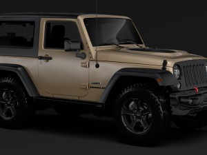 jeep wrangler rubicon recon jk 2017 Modelo 3D