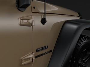 jeep wrangler rubicon recon jk 2017 Modello 3D