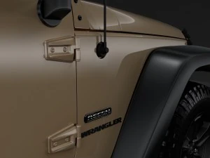 jeep wrangler rubicon recon jk 2017 3D Model