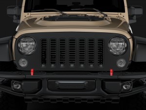 jeep wrangler rubicon recon jk 2017 Modello 3D