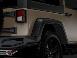 jeep wrangler rubicon recon jk 2017 Modello 3D