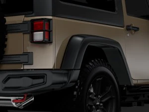 jeep wrangler rubicon recon jk 2017 3D Model