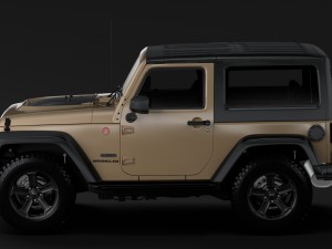 jeep wrangler rubicon recon jk 2017 Modello 3D
