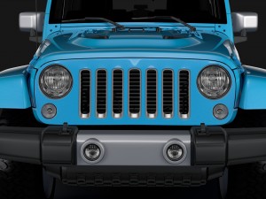 jeep wrangler unlimited chief jk 2017 Modèle 3D