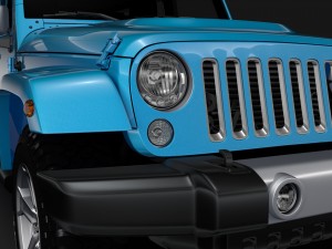 jeep wrangler unlimited chief jk 2017 3D Model
