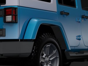 jeep wrangler unlimited chief jk 2017 3D Model