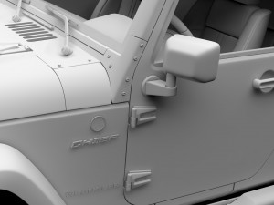 jeep wrangler unlimited chief jk 2017 3D Model