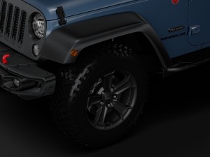 jeep wrangler unlimited rubicon recon jk 2017 Modelo 3D