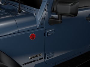 jeep wrangler unlimited rubicon recon jk 2017 Modelo 3D