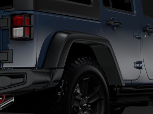 jeep wrangler unlimited rubicon recon jk 2017 Modelo 3D