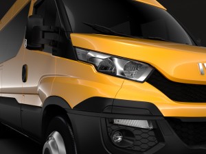 iveco daily minibus l2h2 2014-2016 3D Model