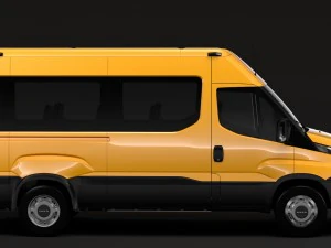 iveco daily minibus l2h2 2014-2016 3D Model