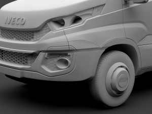 iveco daily minibus l2h2 2014-2016 3D Model