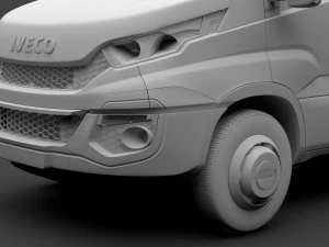 iveco daily minibus l2h2 2014-2016 3D Model