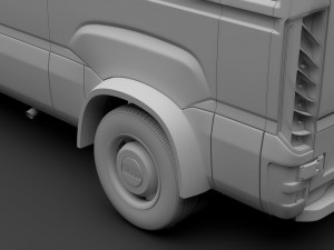 iveco daily minibus l2h2 2014-2016 3D Model