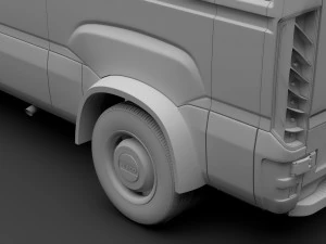 iveco daily minibus l2h2 2014-2016 3D Model