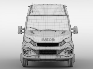 iveco daily minibus l2h2 2014-2016 3D Model