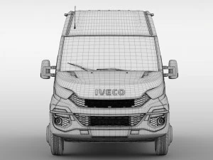 iveco daily minibus l2h2 2014-2016 3D Model