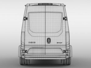 iveco daily minibus l2h2 2014-2016 3D Model
