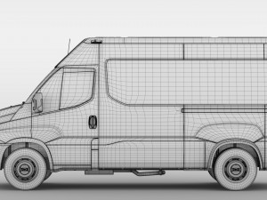 iveco daily minibus l2h2 2014-2016 3D Model