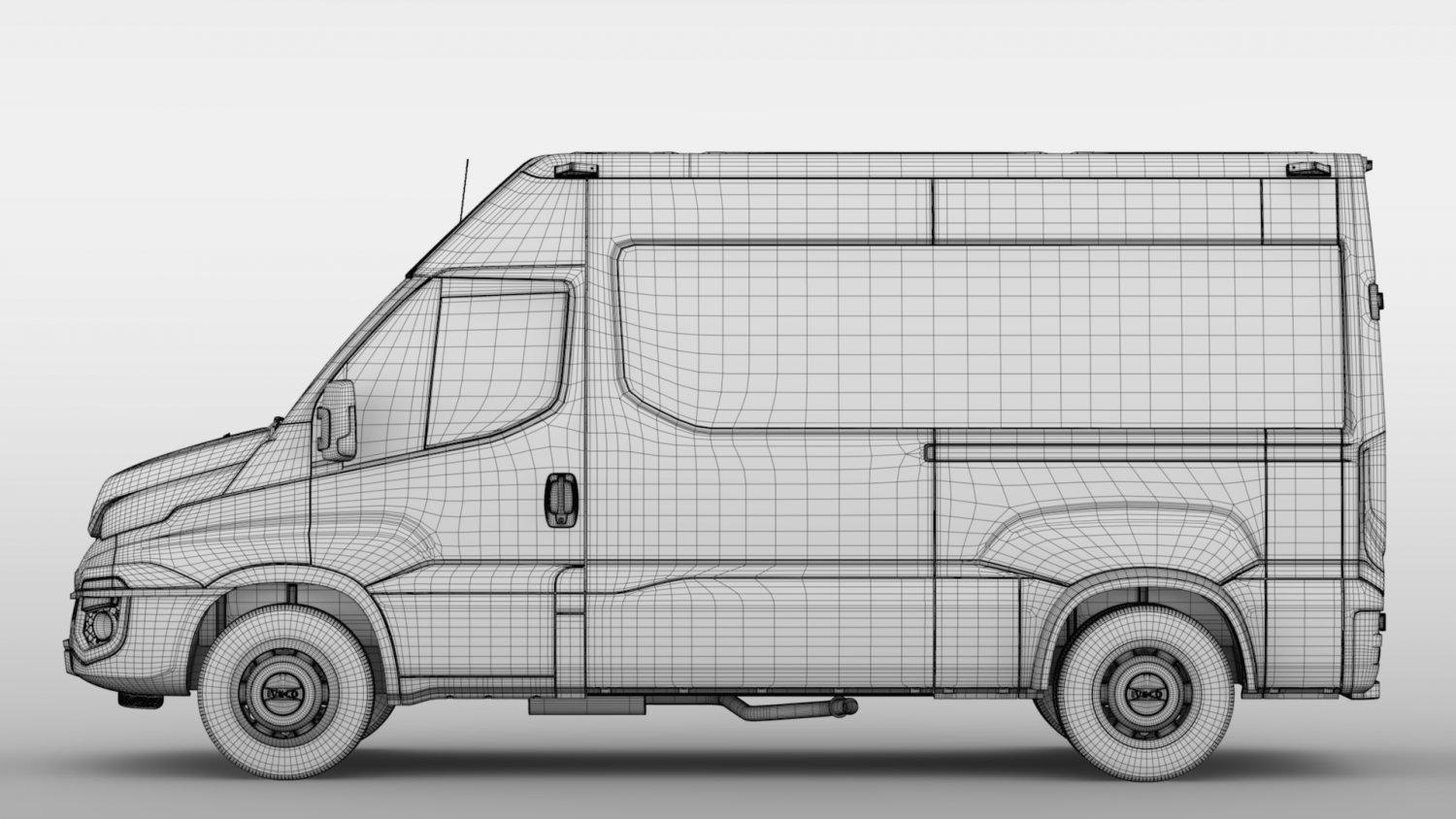 Iveco Daily Minibus L2h2 2014 2016 3d Model In Van And Minivan 3dexport