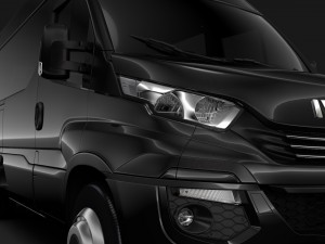iveco daily minibus l2h2 2017 Modelo 3D