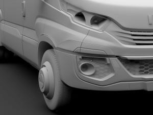 iveco daily minibus l2h2 2017 Modelo 3D