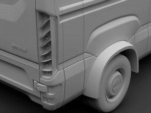 iveco daily minibus l2h2 2017 Modelo 3D