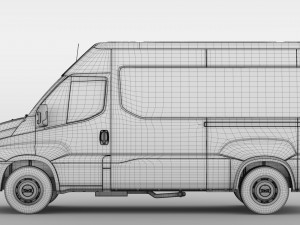 iveco daily minibus l2h2 2017 Modelo 3D