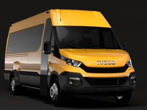 iveco daily tourus l4h2 2014 2016 3D Model