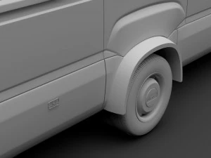 iveco daily tourus l4h2 2014 2016 3D Model