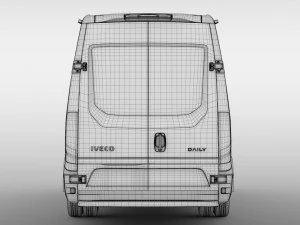 iveco daily tourus l4h2 2014 2016 3D Model