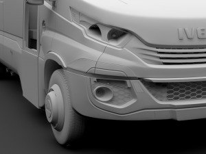 iveco daily tourus l4h2 2017 Model 3D