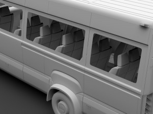 iveco daily tourus l4h2 2017 Model 3D