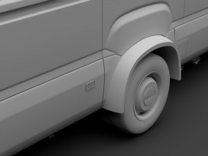 iveco daily tourus l4h2 2017 Model 3D
