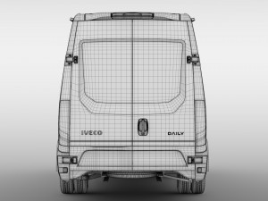 iveco daily tourus l4h2 2017 Model 3D