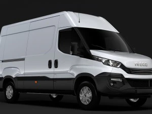 iveco daily van l2h2 2017 3D Model