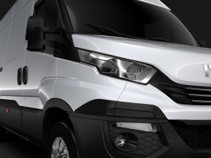 iveco daily van l2h2 2017 3D Модель