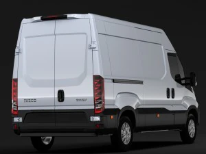 iveco daily van l2h2 2017 3D Model