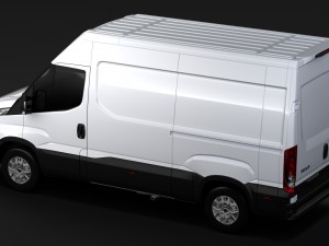 iveco daily van l2h2 2017 3D Модель